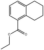 1-Naphthalenecarboxylic acid, 5,6,7,8-tetrahydro-, ethyl ester Structure
