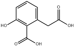 2-(羧甲基)-6-羟基苯甲酸, 42421-12-5, 结构式