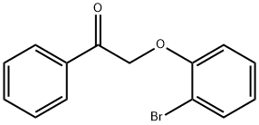 2-(2-bromophenoxy)-1-phenylethan-1-one Struktur