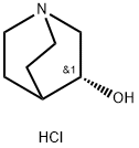 (R)-(-)-3-キヌクリジノール塩酸塩 化学構造式