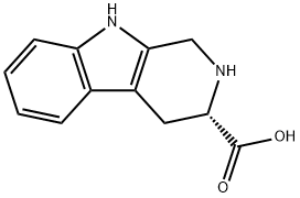 (S)-2,3,4,9-四氢-1H-吡啶[3,4-B]吲哚-3-羧酸, 42438-90-4, 结构式