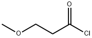 Propanoyl chloride, 3-methoxy- Struktur