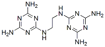 N,N'''-ethylenebis[1,3,5-triazine-2,4,6-triamine] Struktur