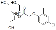 tris(2-hydroxyethyl)ammonium 4-chloro-o-tolyloxyacetate Structure