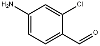 4-氨基-2-氯苯甲醛 结构式