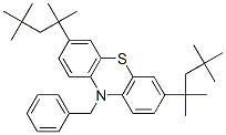 10-benzyl-3,7-bis(1,1,3,3-tetramethylbutyl)-10H-phenothiazine 结构式