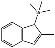 1H-2-METHYLINDENYL-1-TRIMETHYLSILANE 结构式