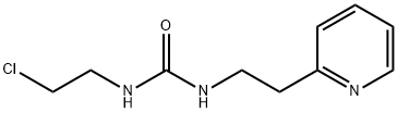 N-(2-クロロエチル)-N'-[2-(2-ピリジニル)エチル]尿素 化学構造式