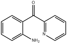 2-アミノフェニル2-ピリジルケトン 化学構造式