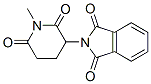 1-Methyl-3-(1,3-dioxoisoindolin-2-yl)-2,6-piperidinedione Struktur