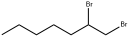 1,2-DIBROMOHEPTANE 结构式