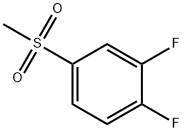 3,4-ジフルオロフェニルメチルスルホン 化学構造式