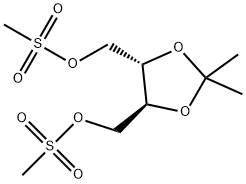 (-)-2,3-O-ISOPROPYLIDENE-L-THREITOL 1,4-DIMETHANE SULFONATE 化学構造式