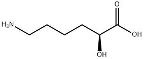 (S)-6-Amino-2-hydroxyhexanoic acid Struktur