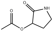 3-(acetyloxy)-2-Pyrrolidinone Structure