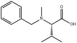 N-Α-甲基-L-缬氨酸苯甲酯对甲苯磺酸盐, 42492-62-6, 结构式
