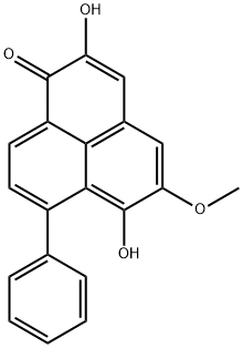 2,6-Dihydroxy-5-methoxy-7-phenyl-1H-phenalen-1-one Structure