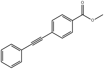 4-(フェニルエチニル)安息香酸メチル 化学構造式