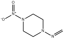1-Piperazinamine,N-methylene-4-nitro-(9CI) Structure