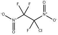 1-Chloro-1,2,2-trifluoro-1,2-dinitroethane Struktur