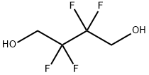 2,2,3,3-テトラフルオロ-1,4-ブタンジオール 化学構造式
