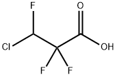 3-Chloro-2,2,3-trifluoropropionicacid,425-97-8,结构式
