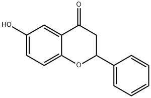 6-ヒドロキシフラバノン 化学構造式