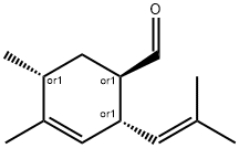 (1alpha,2beta,5beta)-4,5-dimethyl-2-(2-methylpropen-1-yl)cyclohex-3-ene-1-carbaldehyde Structure