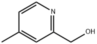 (4-メチルピリジン-2-イル)メタノール 化学構造式