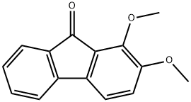 1,2-Dimethoxy-9H-fluoren-9-one Structure
