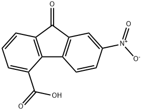7-NITRO-9-OXO-4-FLUORENECARBOXYLIC ACID Struktur