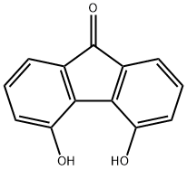 4,5-Dihydroxy-9H-fluoren-9-one Struktur