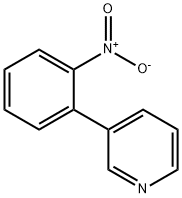 3-(2-硝基苯基)吡啶, 4253-80-9, 结构式
