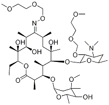 Roxithromycin impurity I Struktur