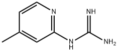 Guanidine, (4-methyl-2-pyridinyl)- (9CI) Structure