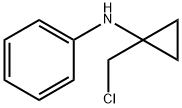 N-Phenyl-N-[1-(chloromethyl)cyclopropyl]amine Structure