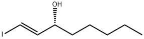 (R)-反式-3-羟基-1-碘-1-辛烯, 42541-99-1, 结构式