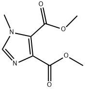 1-メチル-1H-イミダゾール-4,5-ニカルボン酸ジメチル 化学構造式