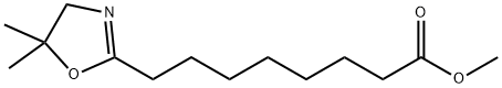 4,5-Dihydro-5,5-dimethyl-2-oxazoleoctanoic acid methyl ester,42550-30-1,结构式