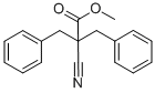 METHYL 2-BENZYL-2-CYANO-3-PHENYLPROPANOATE Structure