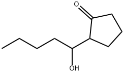 2-(1-hydroxypentyl)cyclopentan-1-one Struktur
