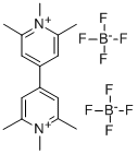 1,1',2,2',6,6'-Hexamethyl-4,4'-bipyridiniumbis(tetrafluoroborate) 结构式