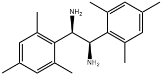(1R,2R)-1,2-ビス(2,4,6-トリメチルフェニル)エチレンジアミン 化学構造式