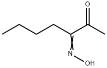 3-Oximino-2-heptanone Structure