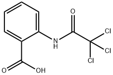 2-[(Trichloroacetyl)amino]benzoic acid 结构式