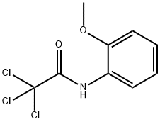 2,2,2-Trichloro-N-(2-methoxyphenyl)acetamide Struktur