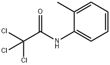 2,2,2-Trichloro-N-(2-methylphenyl)acetamide Struktur