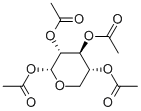 1,2,3,4-四-O-乙酰-Α-D-木聚糖 结构式
