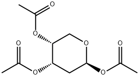 2-Deoxy-β-D-erythro-pentopyranose Triacetate Structure