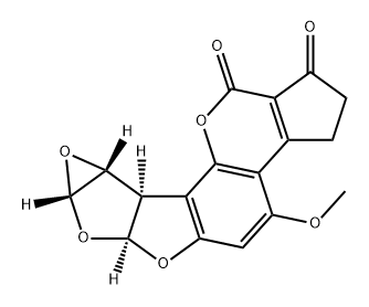 2,3-Epoxyaflatoxin B1 Struktur